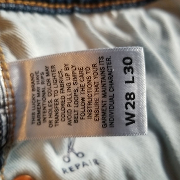 Mens Lucky Brand Jean's. W28xL30 - Picture 6 of 6